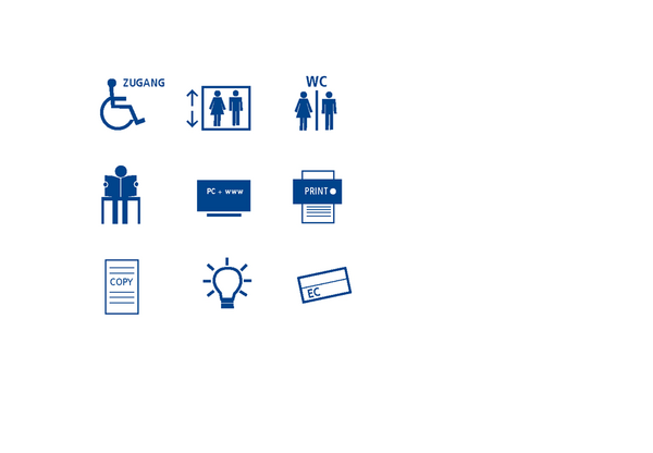 In der Stadtteilbibliothek Neureut ist barrierefreier Zugang möglich, es gibt Toiletten, Lese- und Arbeitsplätze ohne Steckdosen, Computer mit Internetanschluss, Kopierer, Drucker, Energiesparpakete zum Ausleihen, EC-Kartenzahlung ist möglich 