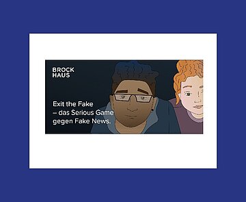 Logo Brockhaus Serious Game "Exit the fake"